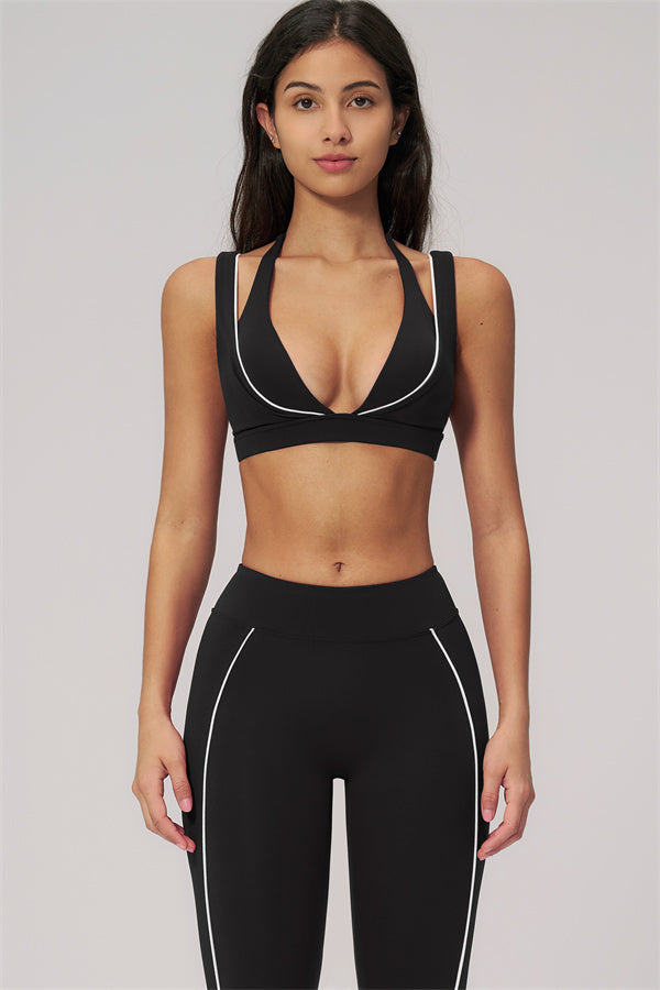 The Clarity Contour Line Sports Bra Leggings 2-Piece Set