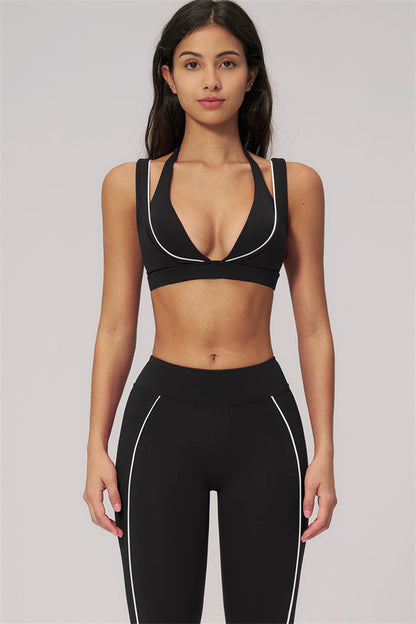 The Clarity Contour Line Sports Bra Leggings 2-Piece Set