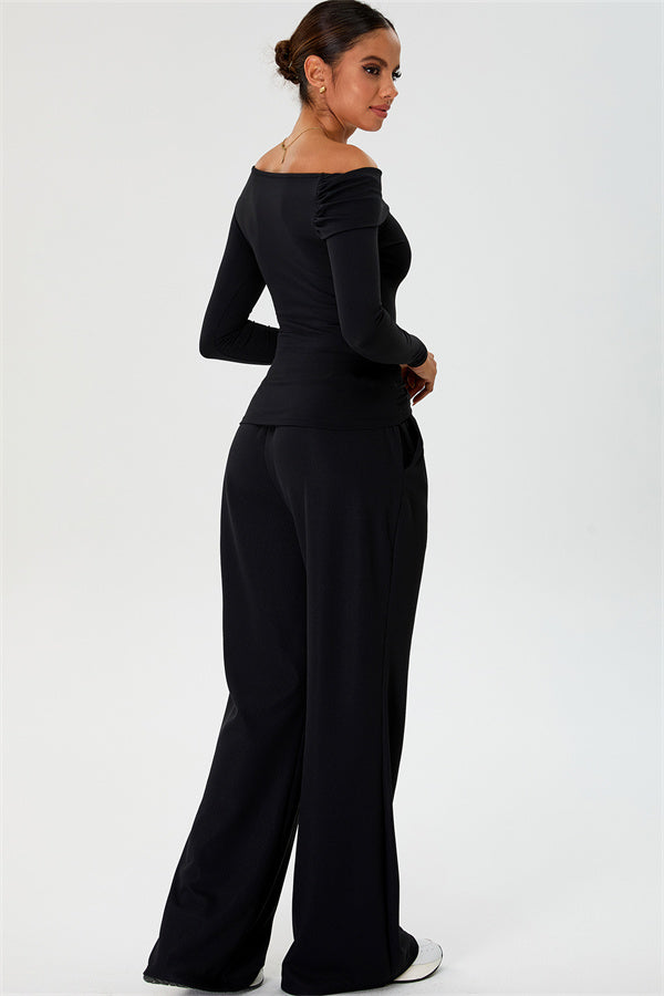 The Rush Off-shoulder T-shirt Sweatpants 2-Piece Set