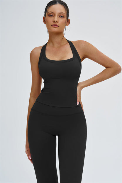 The Slate Y-Back Top