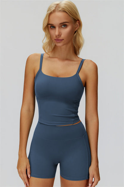 The Fyra Crop Tank Shorts 2-Piece Set