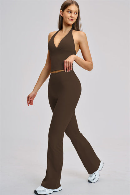 The Zestful Tank Top Flared Leggings 2-Piece Set
