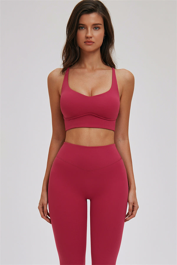 The Kinetic Cross Back Sports Bra