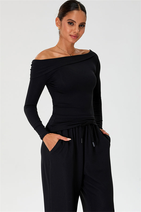 The Rush Off-shoulder T-shirt Sweatpants 2-Piece Set