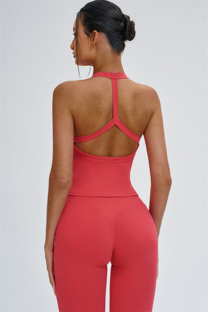 The Slate Y-Back Top