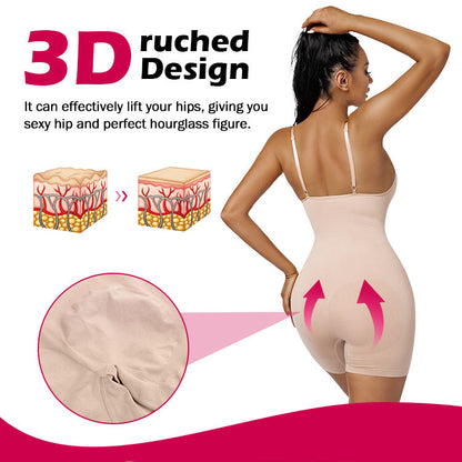 Seamless Tummy Control Butt Lifter Plus Size Body Shaper for Women