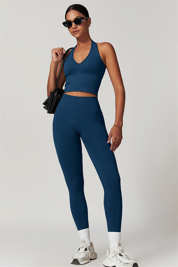 The Delight Halter Top Leggings 2-Piece Set