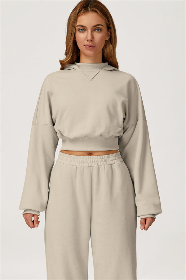 The Axis Crop Hoodie