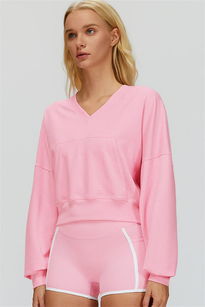 The Whisper V-Neck Hoodie