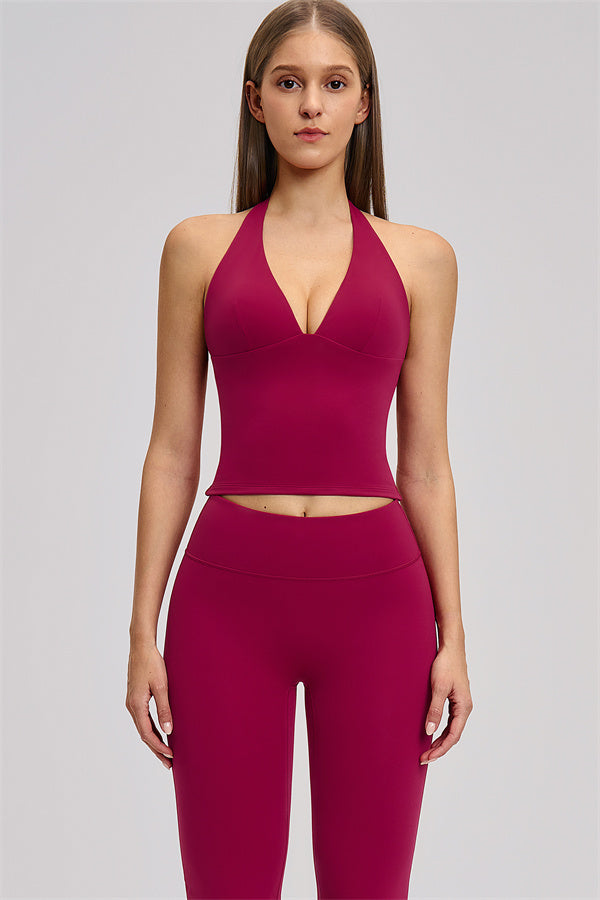 The Zestful Tank Top Flared Leggings 2-Piece Set
