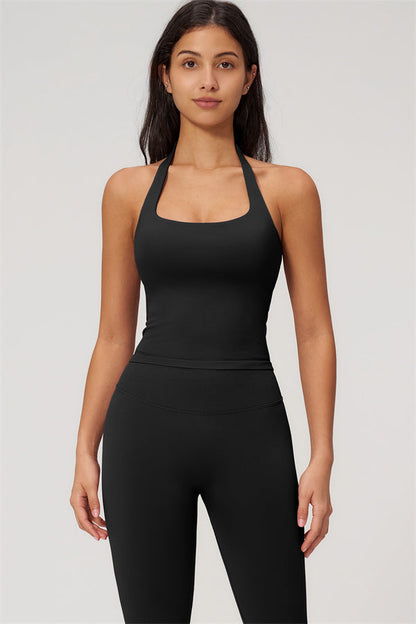 The Empower Halter Crop Top Leggings 2-Piece Set