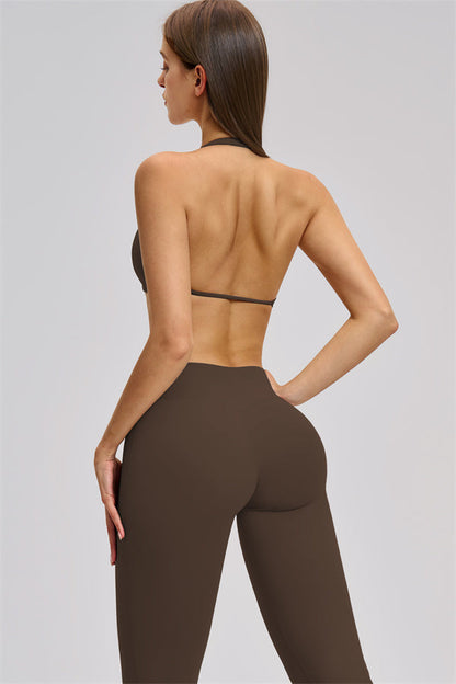 The Zestful Sports Bra Flared Leggings 2-Piece Set