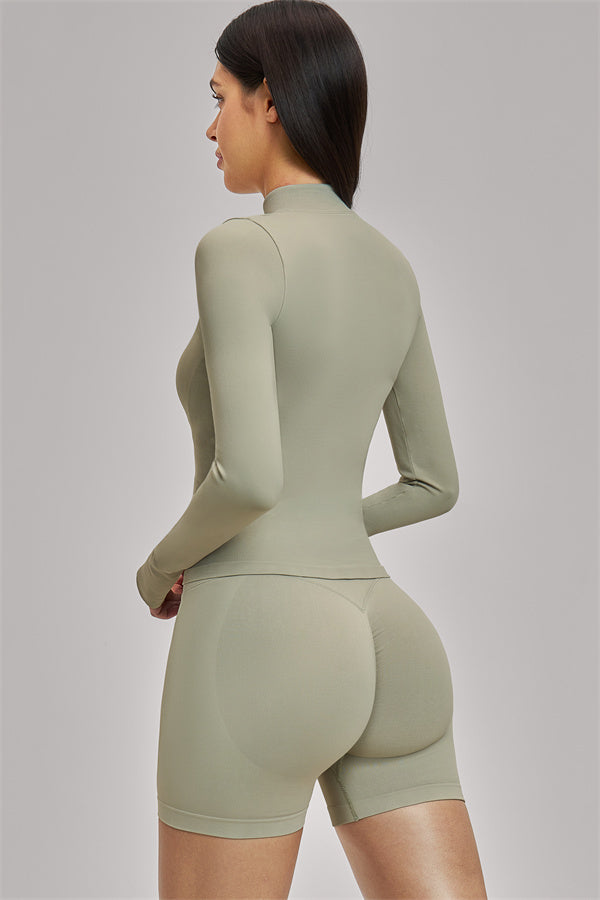 The Vision Jacket Sports Bra Shorts 3-Piece Set
