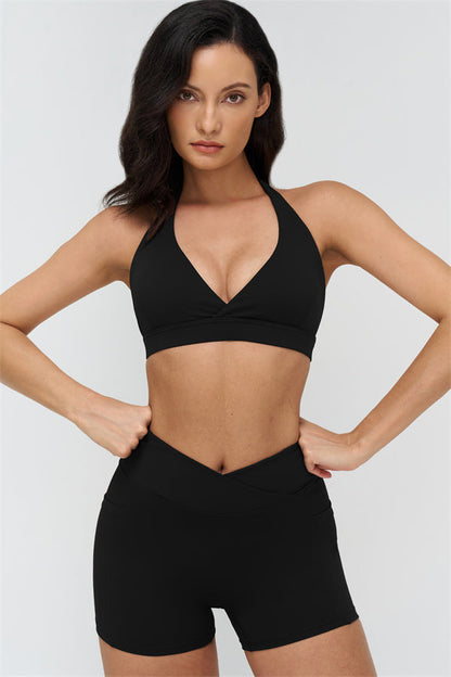 The BoldFit Sports Bra Shorts 2-Piece Set