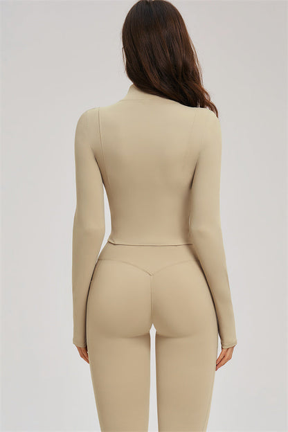 The Sizzle Zip Jacket Sports Bra Leggings 3-Piece Set