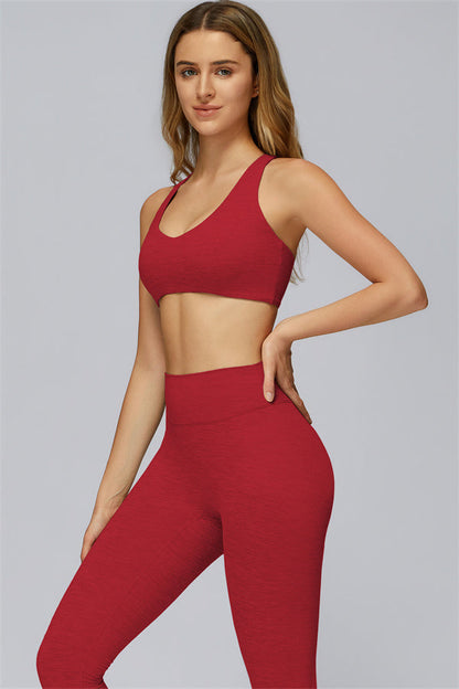 The Radiance Racerback Sports Bra Leggings 2-Piece Set