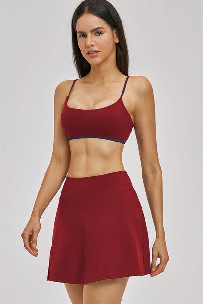 The Seraphine Sports Bra Skirt 2-Piece Set