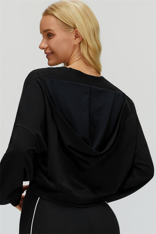 The Whisper V-Neck Hoodie