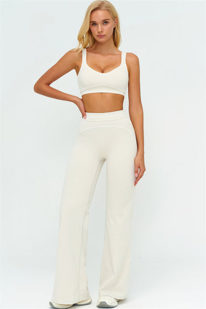 The Amara Sports Bra Flared Leggings 2-Piece Set