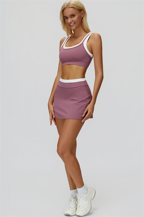 The Canyon Sports Bra Skirt 2-Piece Set