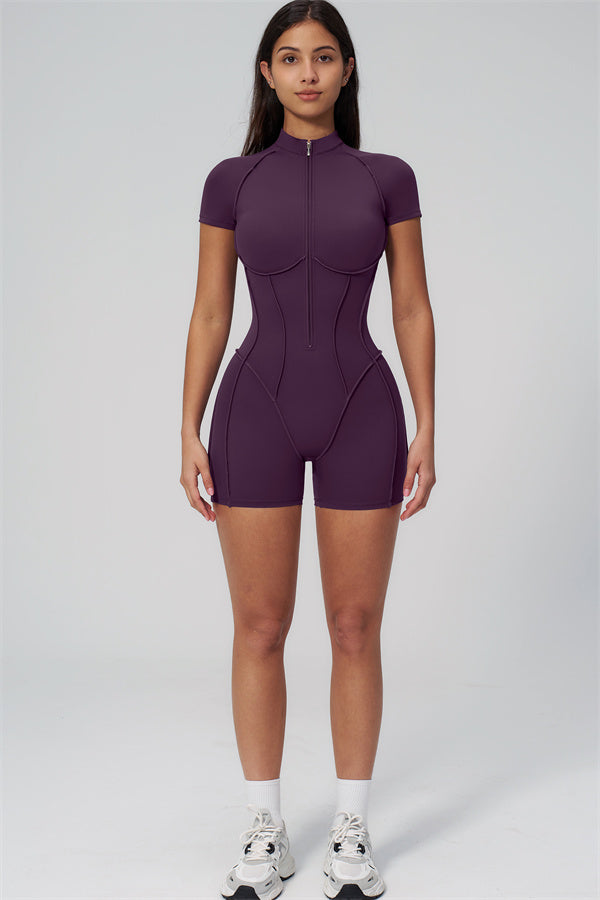 The Anew Zipper Romper