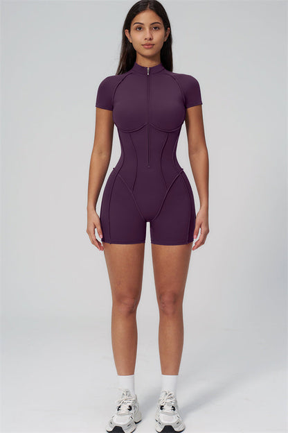 The Anew Zipper Romper