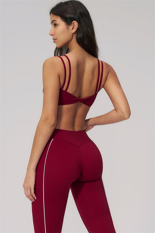 The Clarity Dual Strap Sports Bra Leggings 2-Piece Set