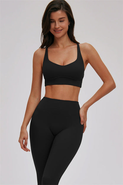 The Kinetic Cross Back Sports Bra Leggings 2-Piece Set