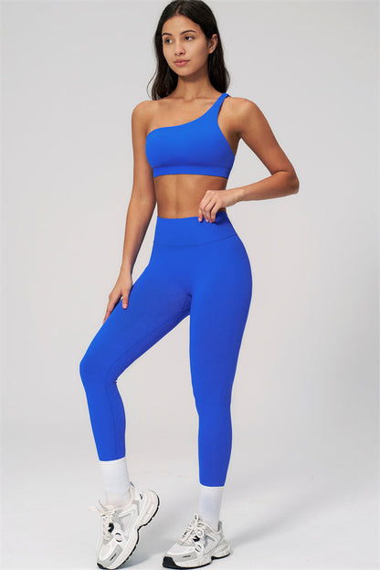 The Empower One-Shoulder Sports Bra Leggings 2-Piece Set