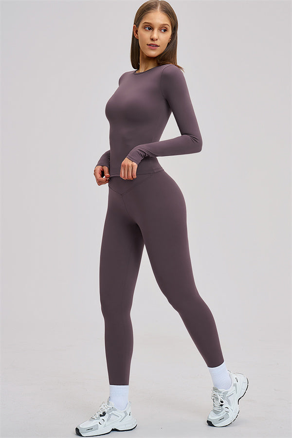 The Dynamic Long Sleeve T-shirt Leggings 2-Piece Set