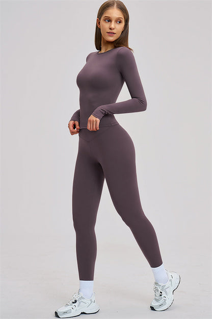 The Dynamic Long Sleeve T-shirt Leggings 2-Piece Set