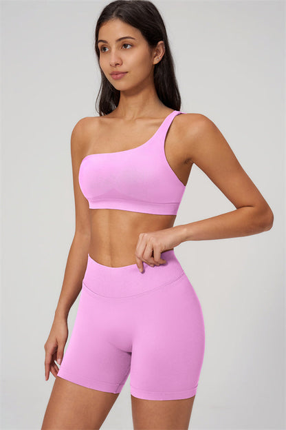 The Empower One-Shoulder Sports Bra