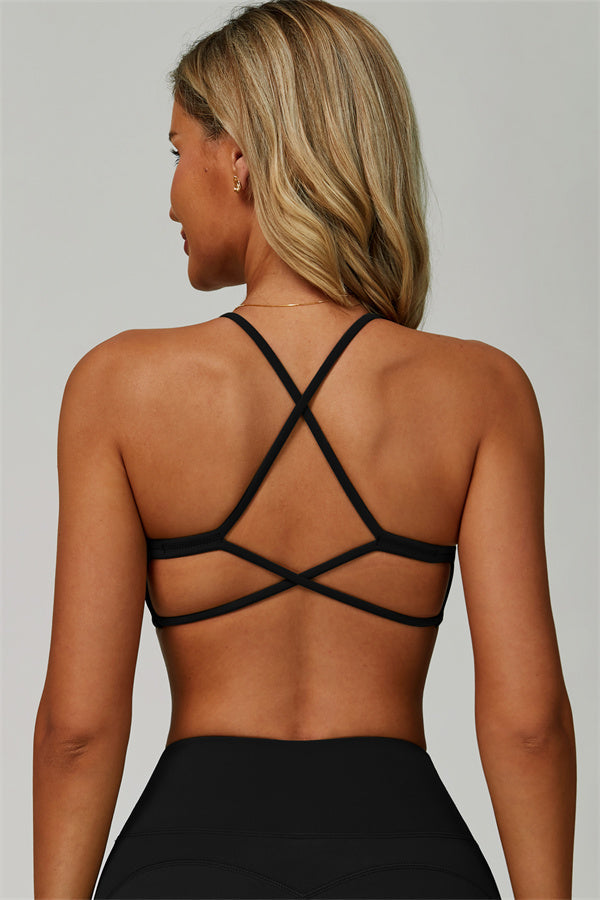 The Bold Cross Back Sports Bra