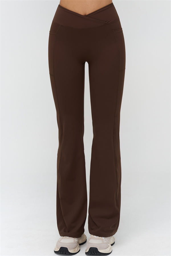 The BoldFit Crop Top Flared Leggings 2-Piece Set