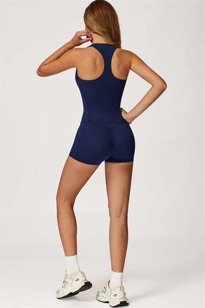 The Glacier Crop Tank Shorts 2-Piece Set