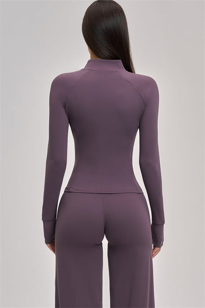 The Swoon Jacket Sports Bra Flared Leggings 3-Piece Set