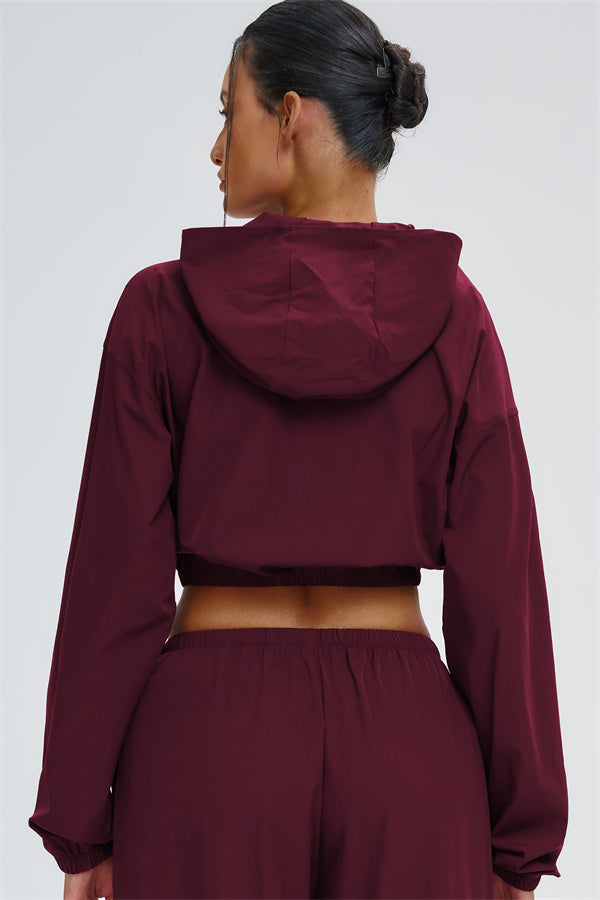 The Svelte UV protection Crop Hoodie