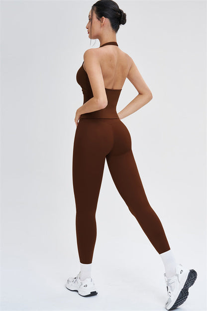 The Stride Crop Top Isabella Leggings 2-Piece Set