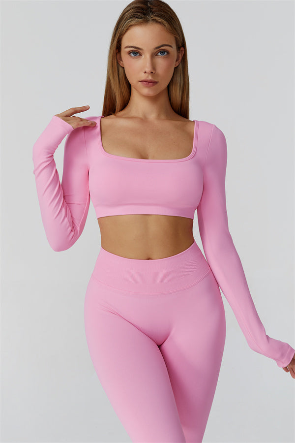 The Reign Long Sleeve Crop Top