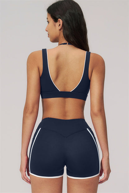 The Clarity Contour Line Sports Bra Shorts 2-Piece Set