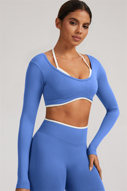 The Elevate New Long Sleeve Crop top