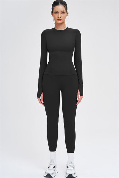 The Whim Long Sleeve T-shirt Leggings 2-Piece Set