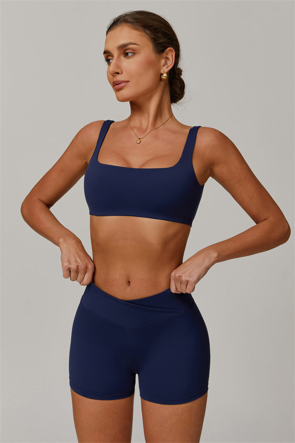 The Halo Sports Bra Shorts 2-Piece Set