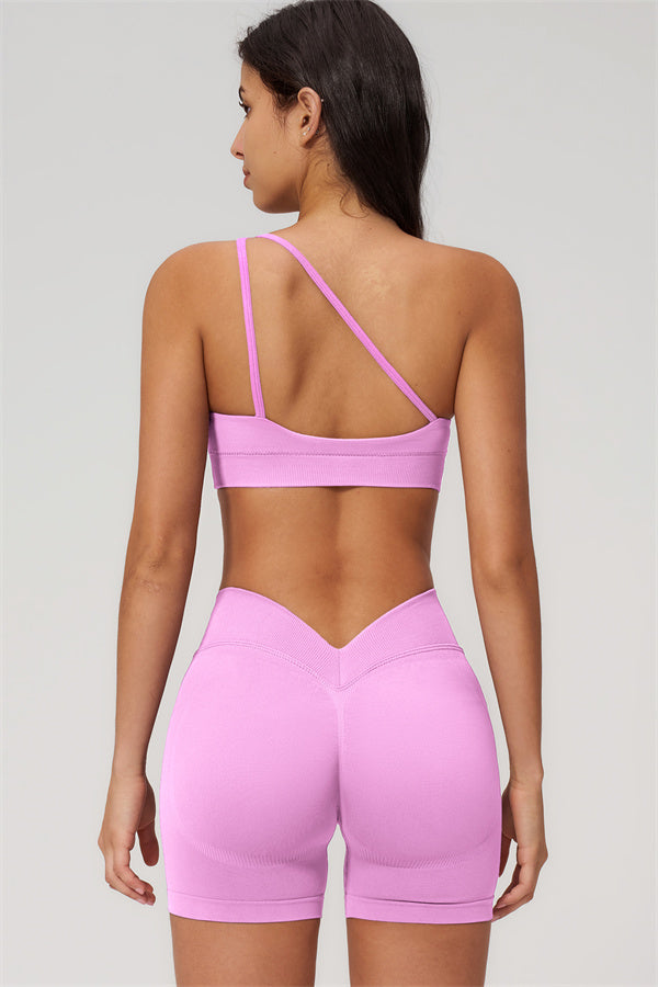 The Empower One-Shoulder Sports Bra