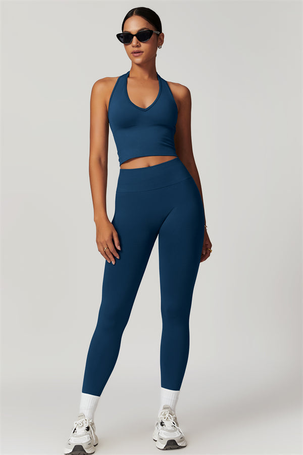 The Delight Halter Top Leggings 2-Piece Set