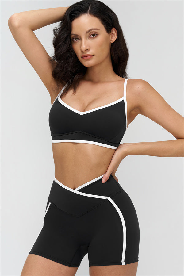 The Crave Contrast Sports Bra