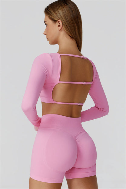 The Reign Long Sleeve Crop Top