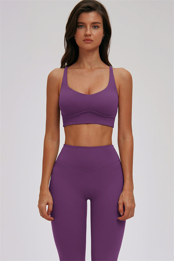The Kinetic Cross Back Sports Bra