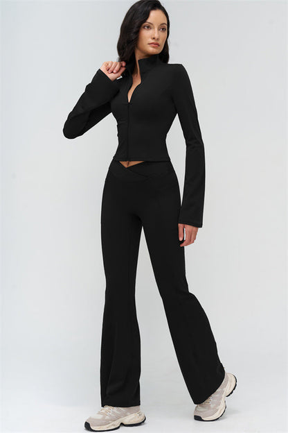 The BoldFit Jacket Flared Leggings 2-Piece Set