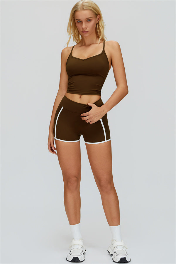 The Whisper Crop Top Shorts 2-Piece Set